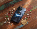 Astronaut Phone Case | Space Case for iPhone 15 14 & Samsung S24 S25 | Laser Engraved Ghost Infinity | Magnetic Optional Unique Sci-Fi Cover
