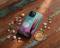 Unique Alien Tough Phone Case | Self Laser Engraved and Sublimated | Unique Case for iPhone & Samsung and for Pixel | Magnetic Case Optional