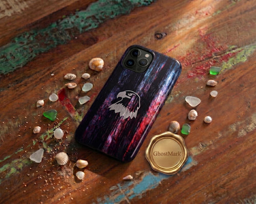 Majestic Eagle Phone Case | Subtle GhostMark Tough Case & Magnetic Case for iPhone, Samsung, Pixel | Wild Spirit Art Made in Germany