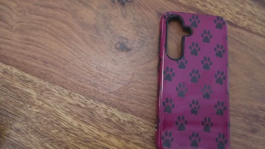 Custom Dog Silhouette Tough Case | Exclusive GhostMark Engraving | Personalized Pet Cover