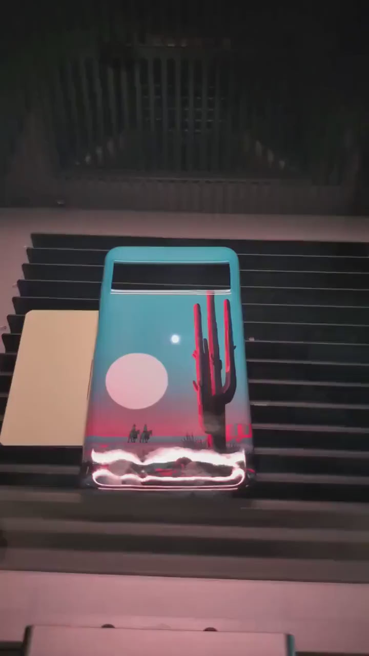 Unique Alien Tough Phone Case | Self Laser Engraved and Sublimated | Unique Case for iPhone & Samsung and for Pixel | Magnetic Case Optional